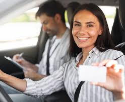Driving instructor teaching student in Reading UK